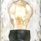 Westinghouse Chandelier 60W 5-Light Barnwell, Textured Iron Barnwood Clear Hammered Glass 6331900 - alternate 4